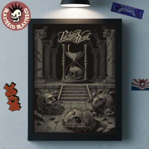 Parkway Drive Stuttgart Germany 2025 Venue Poster On September 28 2025 Home Decor Poster Canvas