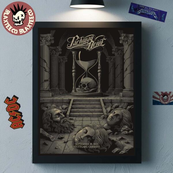 Parkway Drive Stuttgart Germany 2025 Venue Poster On September 28 2025 Home Decor Poster Canvas