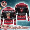 Pearl Jam I Will Ride The Wave Where It Takes Me Snowing Stickman Personalized Knitted Ugly Christmas Sweater For Fans