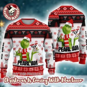 Pearl Jam x Grinch Holiday Merry Xmas Gift 2025 Ugly Christmas Sweater