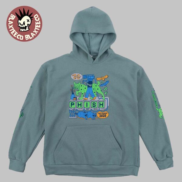 Phish Bobcat Broadcast September Summer Tour 2025 Hoodie