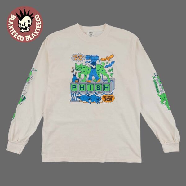 Phish Bobcat Broadcast September Summer Tour 2025 Longsleeves Tee