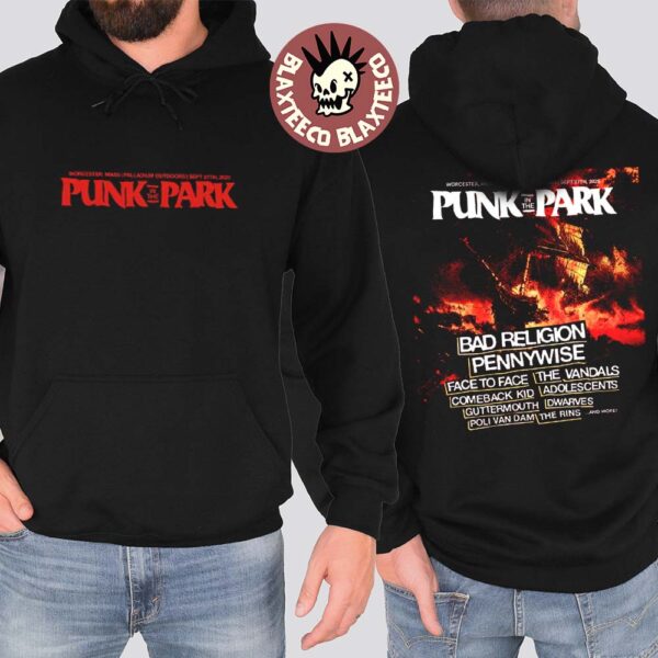 Punk In The Park Worcester Massachusetts 2025 On September 27 Full Lineup Two Sided Hoodie