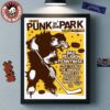 Punk In The Park Worcester Massachusetts 2025 Official Poster On September 27 Full Lineup Home Decor Poster Canvas