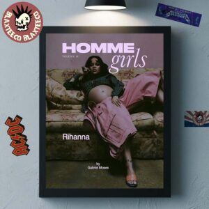 Rihanna Graces The Cover Of HommeGirls Volume 14 2025 Home Decor Poster Canvas