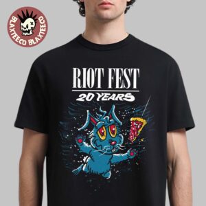 Riot Fest 2025 Celebrating 20 Years Swimming Bunny T-Shirt