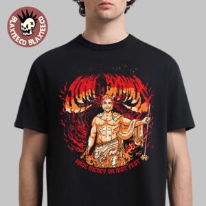 Riot Fest 2025 Chicago Have Mercy On Riot Fest Metal Stamos T-Shirt