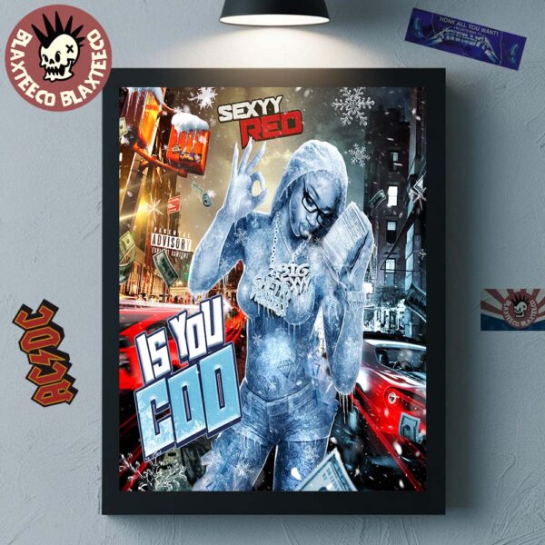 Sexyy Red Is You Coo Single Cover Art Home Decor Poster Canvas