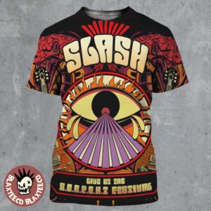 Slash Live At The Serpent Festival 2025 Album Cover Art All Over Print Shirt