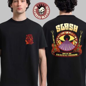 Slash Live At The Serpent Festival 2025 Guitar Two Sided T-Shirt