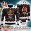 Slayer Reign In Blood For The Holiday Skull Red And Black Knitted Ugly Sweater