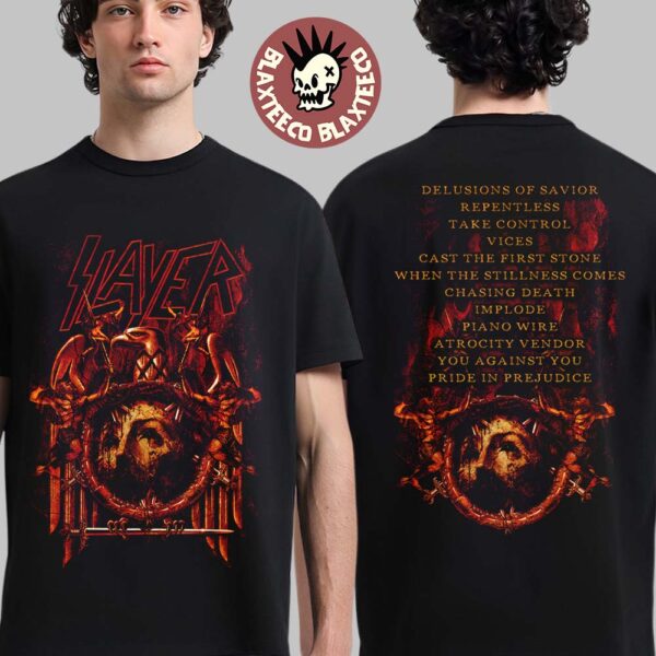 Slayer Repentless 10th Anniversary Repentless Tracklist T-Shirt