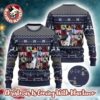 Taylor Swift All Time Album With Signature Music Note Pattern Knitted Ugly Christmas Sweater For Fans