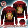 Taylor Swift Merry Swiftmas Taylor Photo Knitted Ugly Christmas Sweater 2025