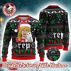 Taylor Swift Ride A Cat With Santa Hat Olivia Benson Merry Swiftmas In Black Ugly Christmas Sweater