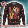 Taylor Swift With Travis Kelce the Kansas City Chiefs x The Eras Tour Knitted Red Ugly Christmas Sweater