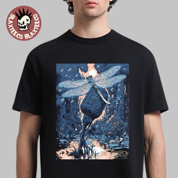 Tedeschi Trucks Band Bridgeport Connecticut 2025 Venue Poster At Hartford Healthcare Amphitheater On September 12 13 2025 Unisex T-Shirt