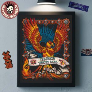 Tedeschi Trucks Band Chicago Illinois 2025 Venue Poster At Huntington Bank Pavilion On September 9 2025 Home Decor Poster Canvas