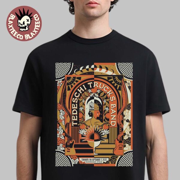 Tedeschi Trucks Band Toronto ON 2025 Venue Poster At Budweiser Stage On September 3 2025 Unisex T-Shirt