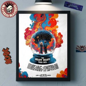 The Heavy Heavy Winter Tour 2025 North America Cities Dates Home Decor Poster Canvas