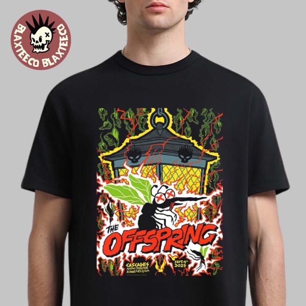 The Offspring Ridgefield Washington 2025 Concert Poster At Cascades Amphitheater On September 4 2025 Unisex T-Shirt