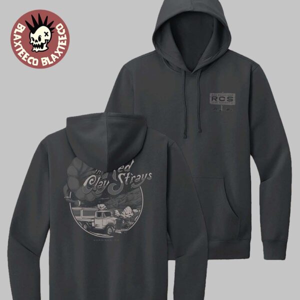The Red Clay Strays Red Rocks Amphitheatre 2025 Merch In Morrison Colorado On September 14 2025 Charcoal Hoodie