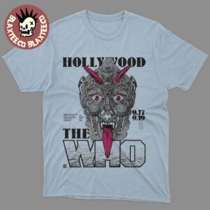 The Who Hollywood California 2025 Night 1 Venue Tee For Show At Hollywood Bowl On September 17 2025 Unisex T-Shirt