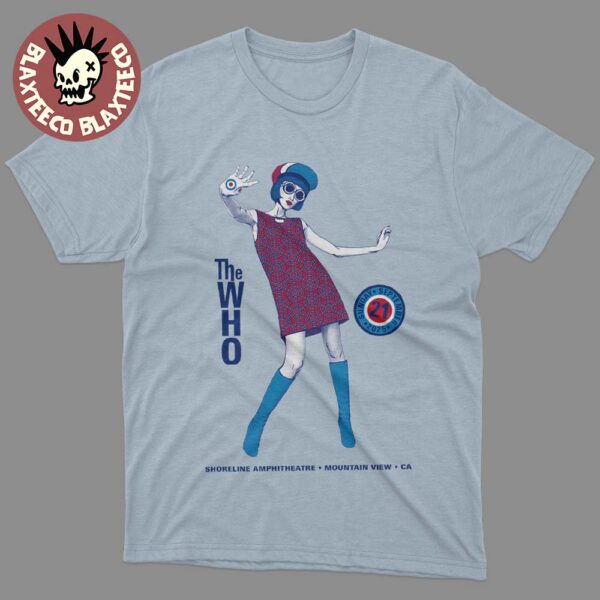 The Who Mountain View California 2025 Event Tee At Shoreline Amphitheatre On September 21 2025 T-Shirt