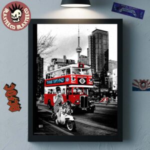 The Who Toronto ON Canada 2025 Night 1 Venue Poster At Budweiser Stage On September 2 2025 The Magic Bus Art Home Decor Poster Canvas