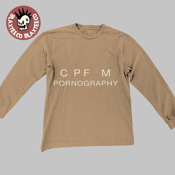Travis Scott Rodeo 10 Years Anniversary CPFM TRACK Pornography Long Sleeve T-Shirt