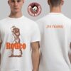 Travis Scott Rodeo 10 Years Anniversary Jim Joe White Board Two Sided T-Shirt