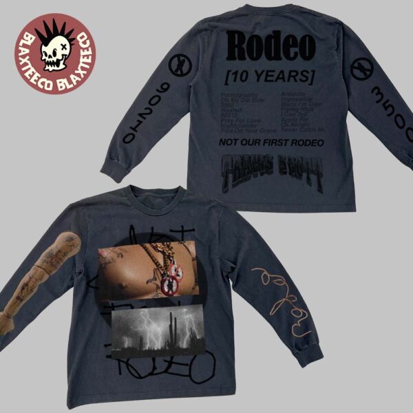 Travis Scott Rodeo 10 Years Anniversary Desert Long Sleeve T-Shirt