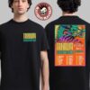 Trivium Struck Dead Tour North American 2025 Cities Date Two Sided T-Shirt