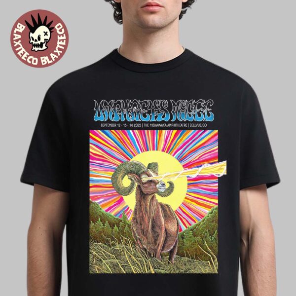 Umphrey’s McGee Bellvue Colorado 2025 Venue Poster At The Mishawaka Amphitheatre On September 12 13 14 2025 T-Shirt