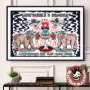 Blink 182 Riot Fest 2025 In Chicago IL Gig Poster On September 19-21 2025 Home Decor Poster Canvas