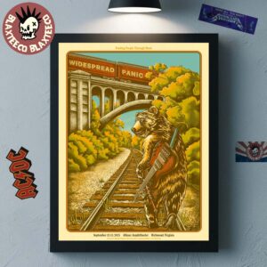 Widespread Panic Richmond Virginia 2025 Concerts Poster At Allianz Amphitheater On September 12 And 13 2025 Home Decor Poster Canvas