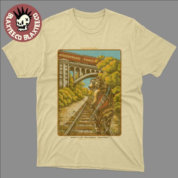 Widespread Panic Richmond Virginia 2025 Concerts Poster At Allianz Amphitheater On September 12 And 13 2025 Unisex T-Shirt