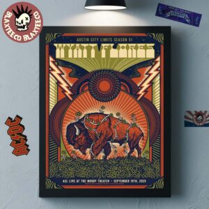 Wyatt Flores Austin City Limits Season 51 ACL Live At The Moody Theater On September 19 2025 Home Decor Poster Canvas