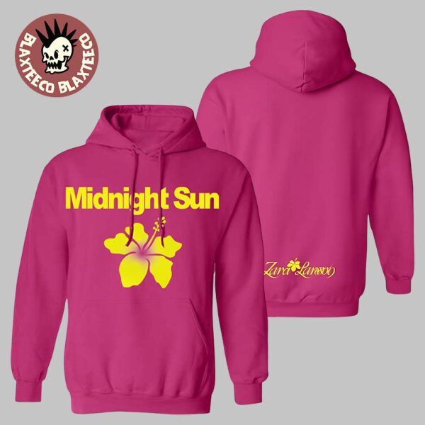 Zara Larsson Midnight Sun Pink Two Sided Hoodie
