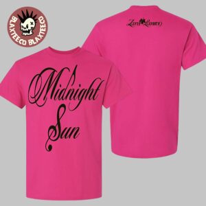 Zara Larsson Midnight Sun Pink Two Sided T-Shirt