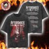 Aftershock Festival 2025 Sacramento California Love Hurts Scopion And Flame Rose With Lineup Back Washed T-Shirt