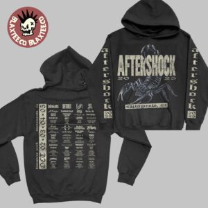 Aftershock Festival 2025 Sacramento California Merch On October 2-3-4-5 2025 Black Scorpion Unisex Hoodie