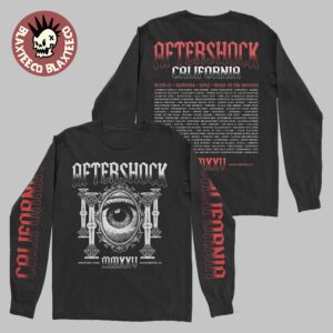 Aftershock Festival 2025 Sacramento California Merch On October 2-3-4-5 2025 Overseer The Eye Long Sleeve Black Tee