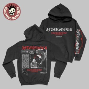 Aftershock Festival 2025 Sacramento California Seeing Red The Bear Hoodie