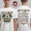 Aftershock Festival 2025 Sacramento California The Crossing With Lineup Back Two Sided T-Shirt