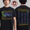 Aftershock Festival 2025 Sacramento California Tower Bridge With Lineup Back Two Sided T-Shirt