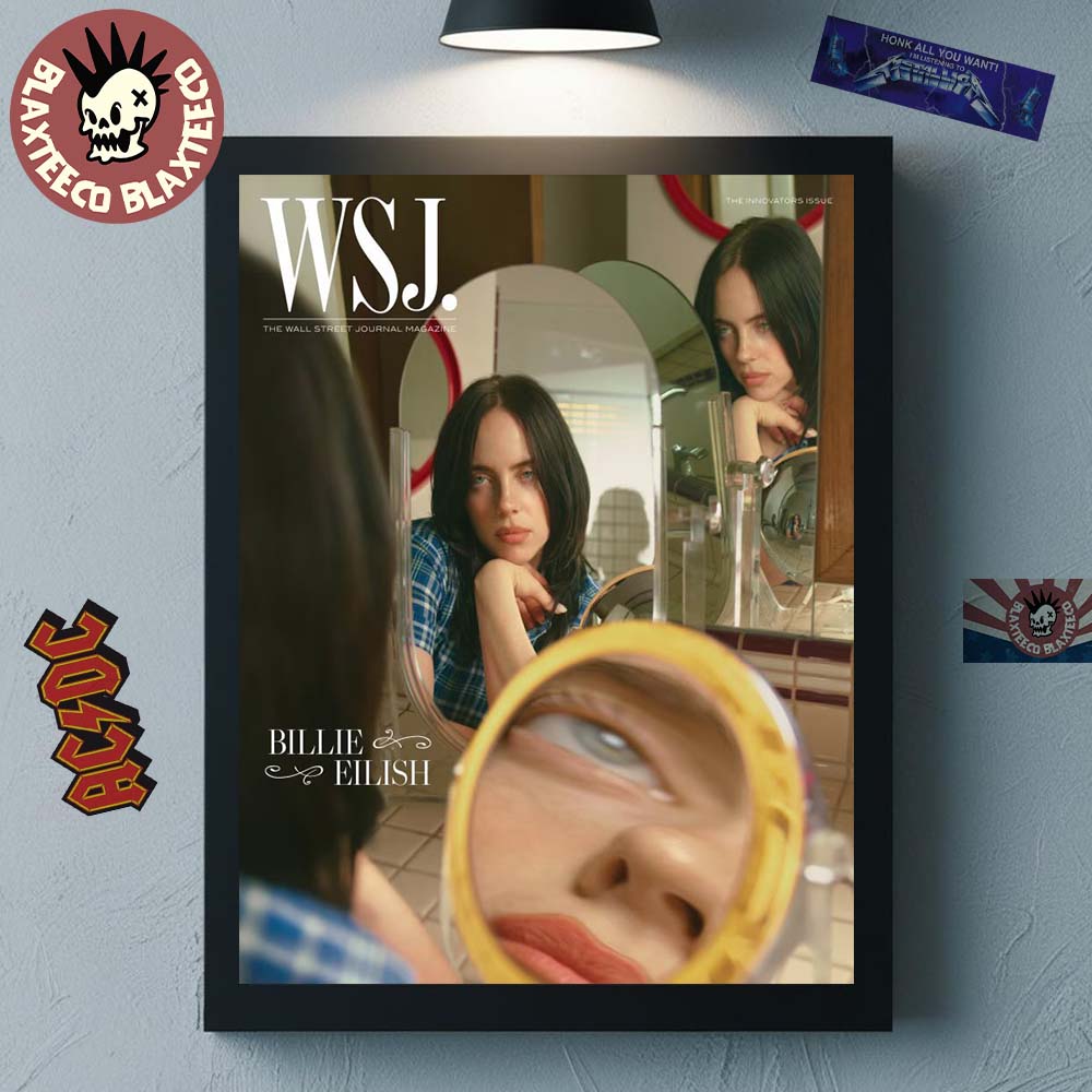 Billie Eilish Graces The Cover Of WSJ Magazine's Innovator Issue Home Decor Poster Canvas Billie Eilish Graces The Cover Of WSJ Magazine's Innovator Issue Home Decor Poster Canvas