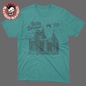 Billy Strings Copenhagen Denmark 2025 Exclusive Tee On October 5 2025 Fall Europe Tour T-Shirt