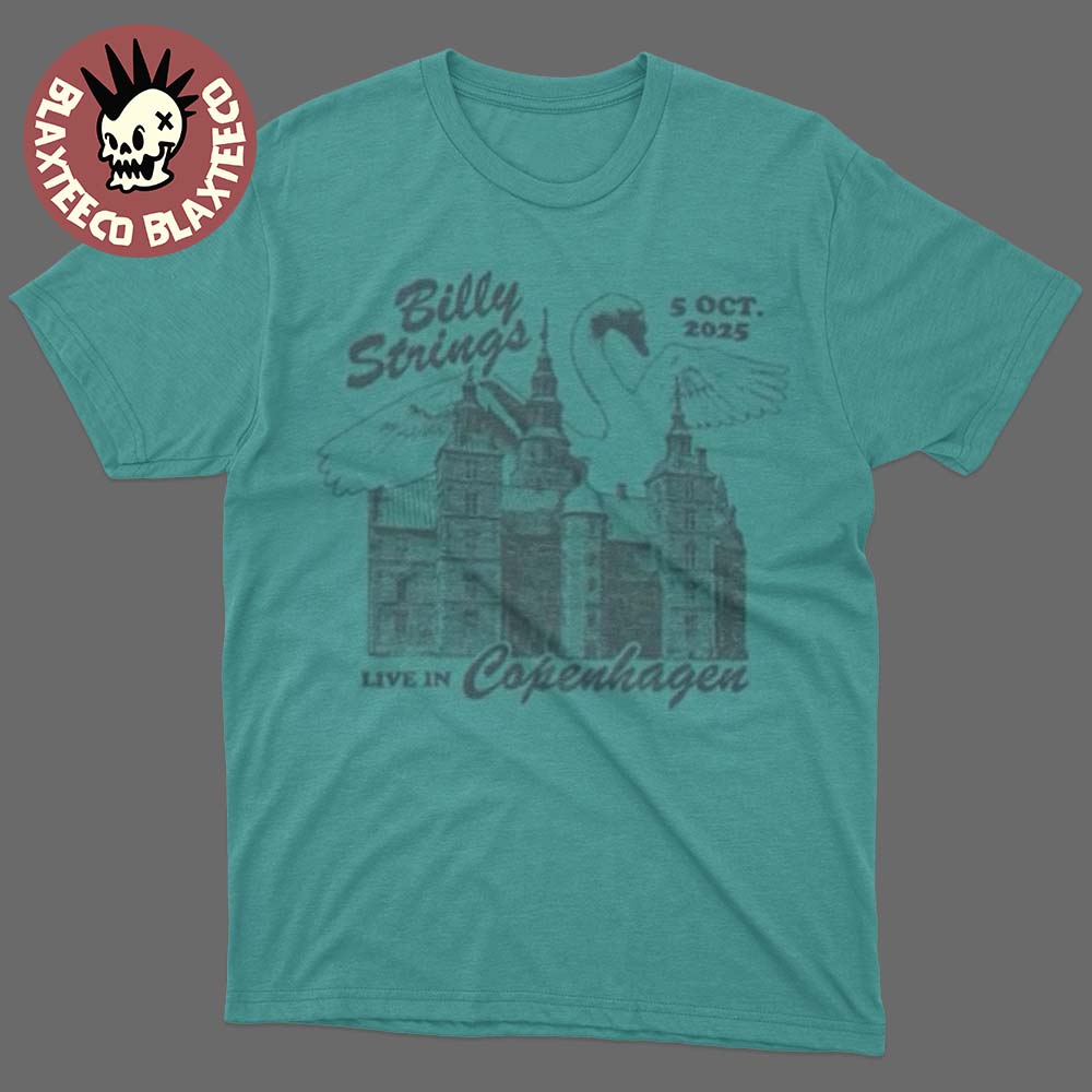 Billy Strings Copenhagen Denmark 2025 Exclusive Tee On October 5 2025 Fall Europe Tour T-Shirt