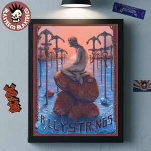 Billy Strings Copenhagen Denmark 2025 Venue poster At Poolen On 5 October 2025 Home Decor Poster Canvas